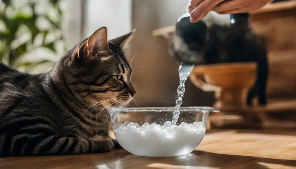 preventing cats from drinking epsom salt water