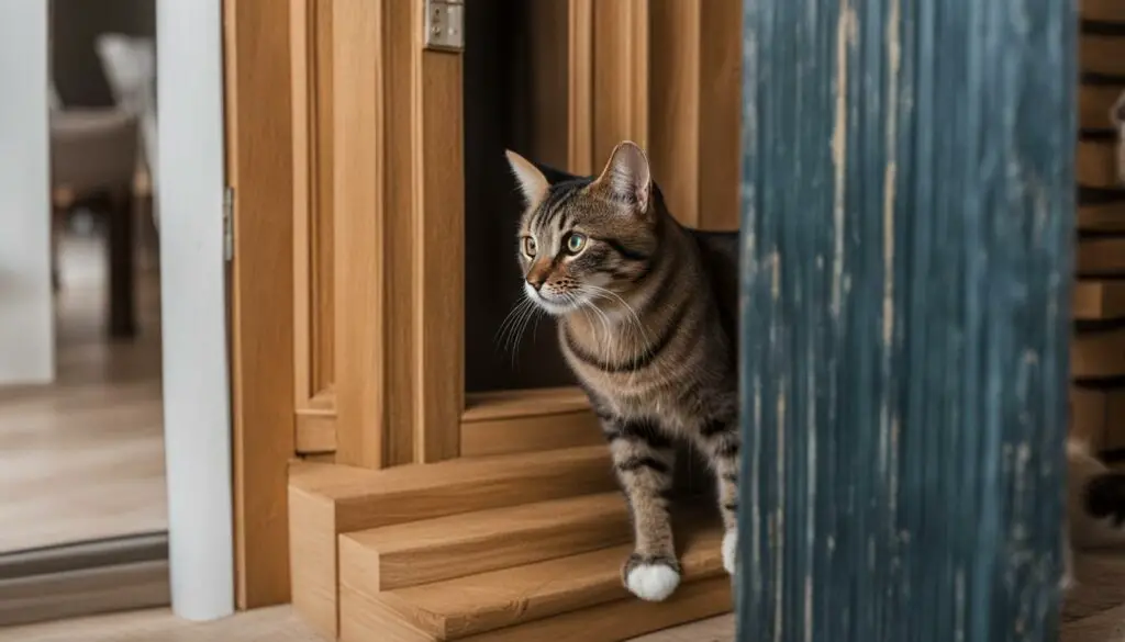preventing door scratching in cats