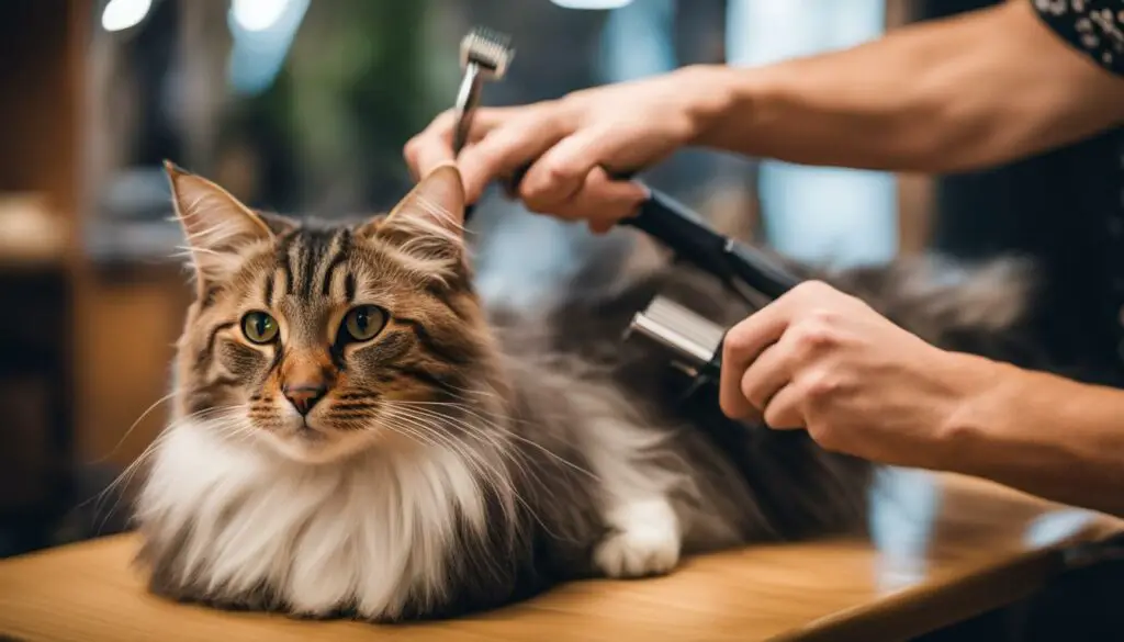 professional cat grooming