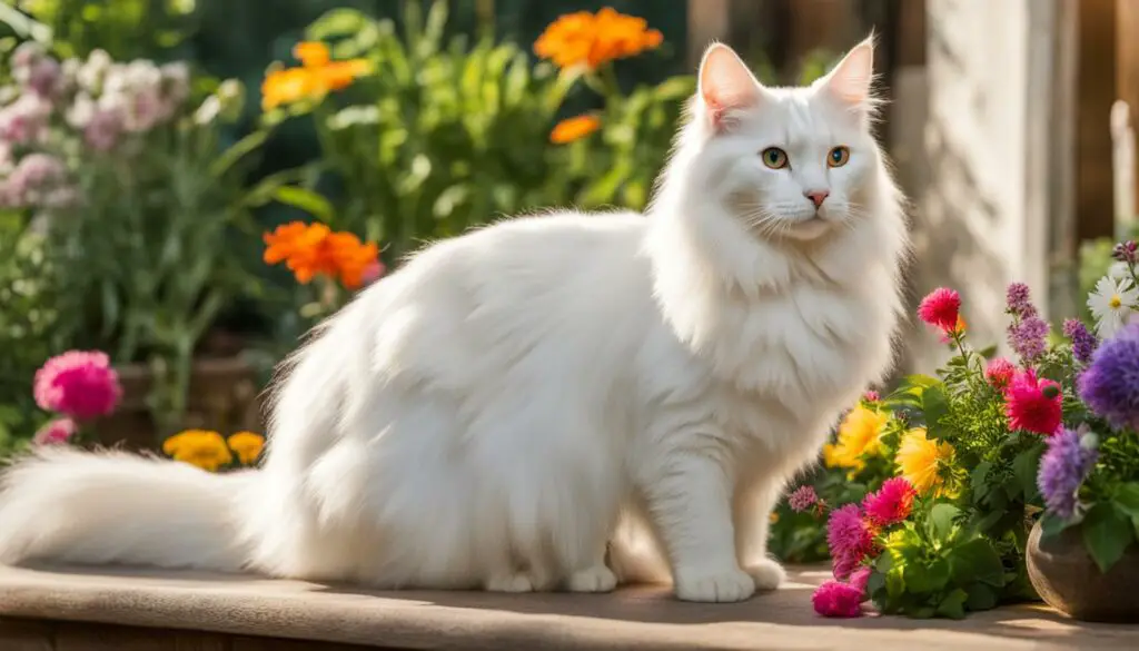 promoting healthy fur growth in cats