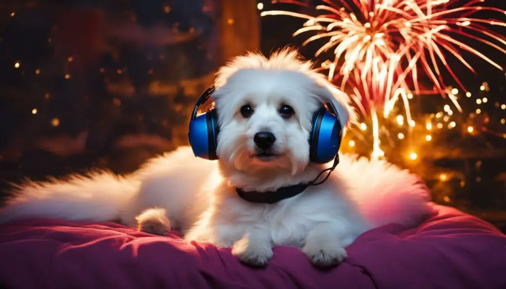 protecting dogs' ears during fireworks