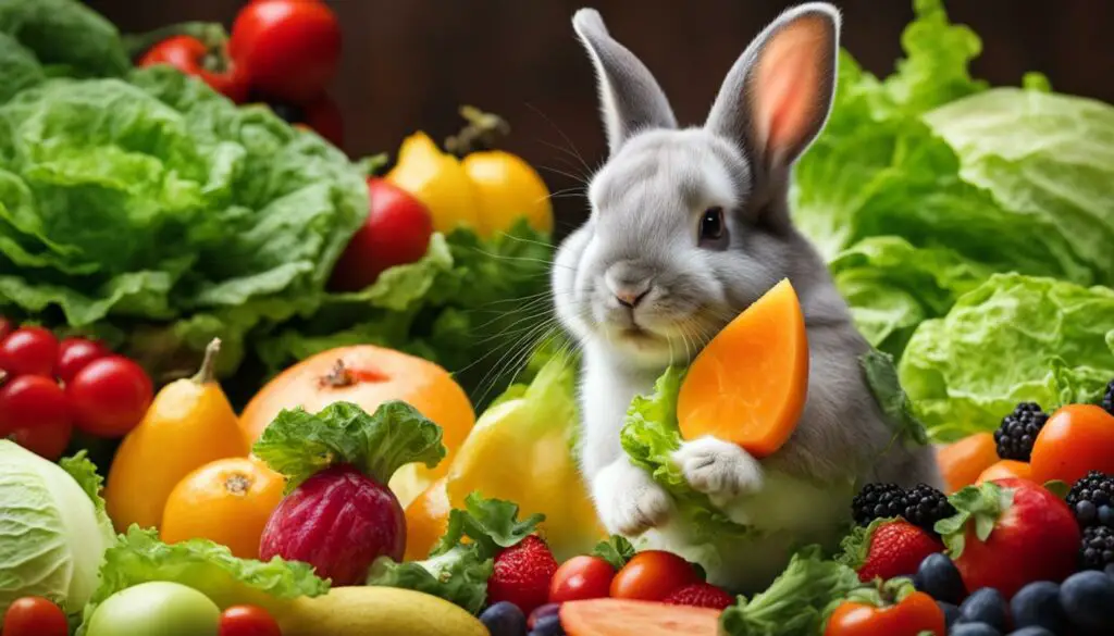 rabbit diet and iceberg lettuce