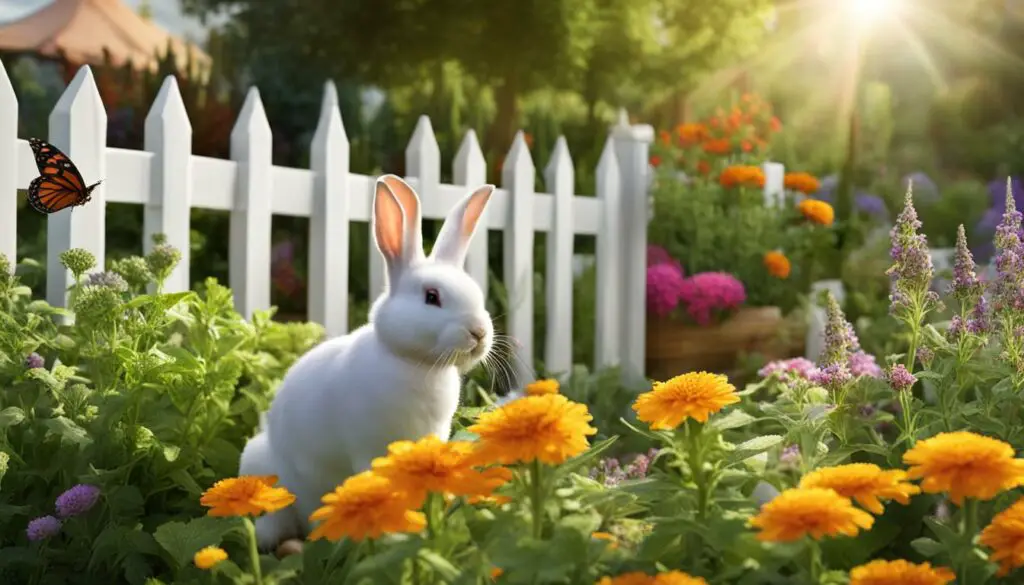 rabbit-friendly garden