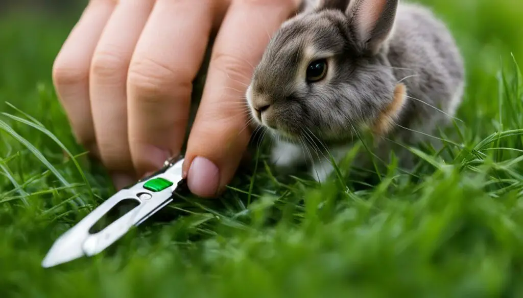 rabbit nail trimming