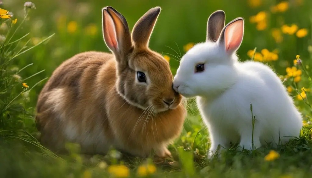 rabbit nursing instincts