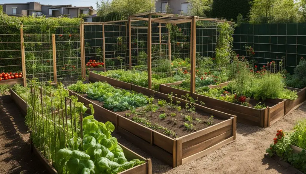 rabbit-proofing garden