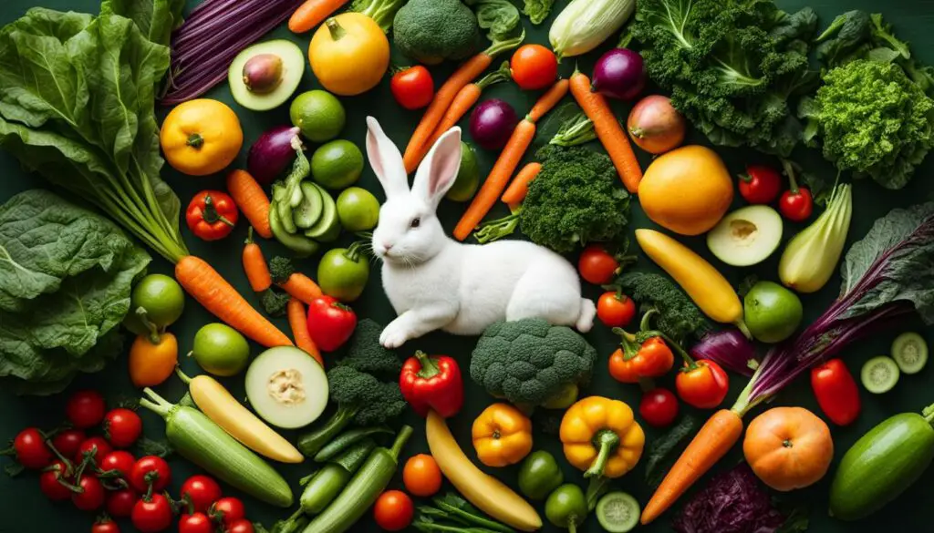rabbit-safe vegetables