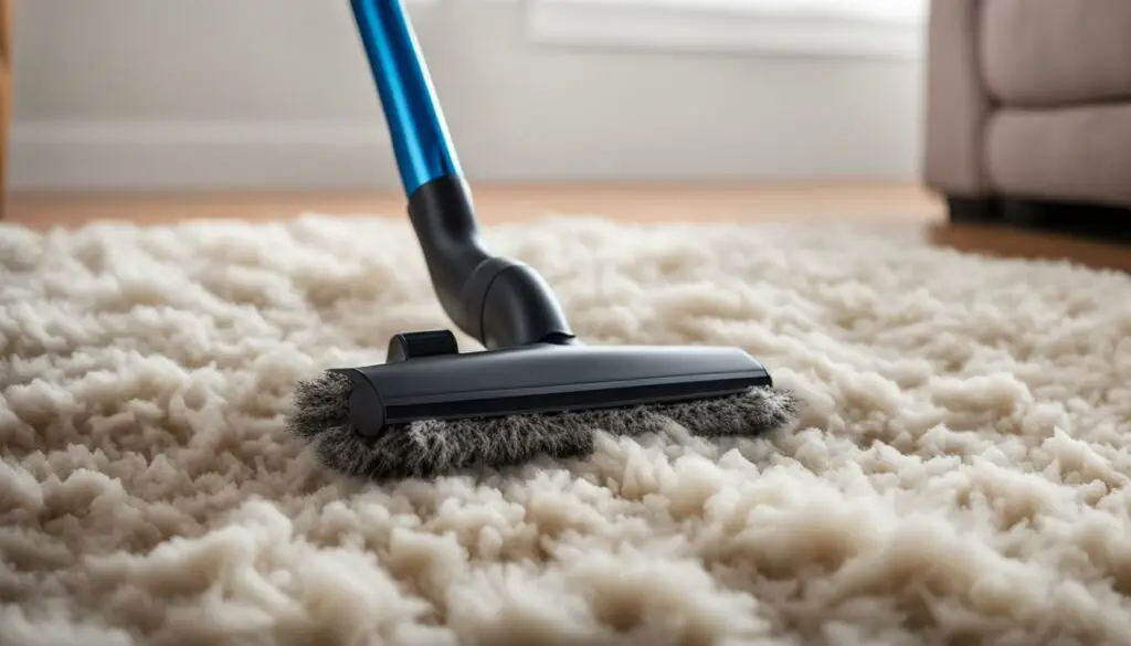 removing cat hair from carpets