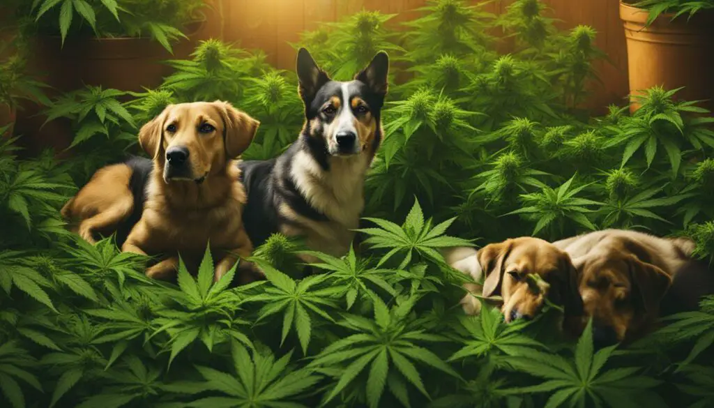 rising cases of dogs ingesting marijuana