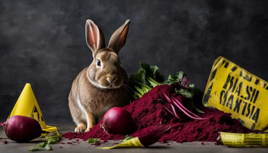 risks of feeding beetroot to rabbits