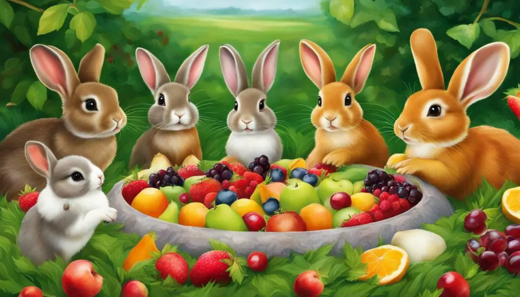 safe fruits for rabbits