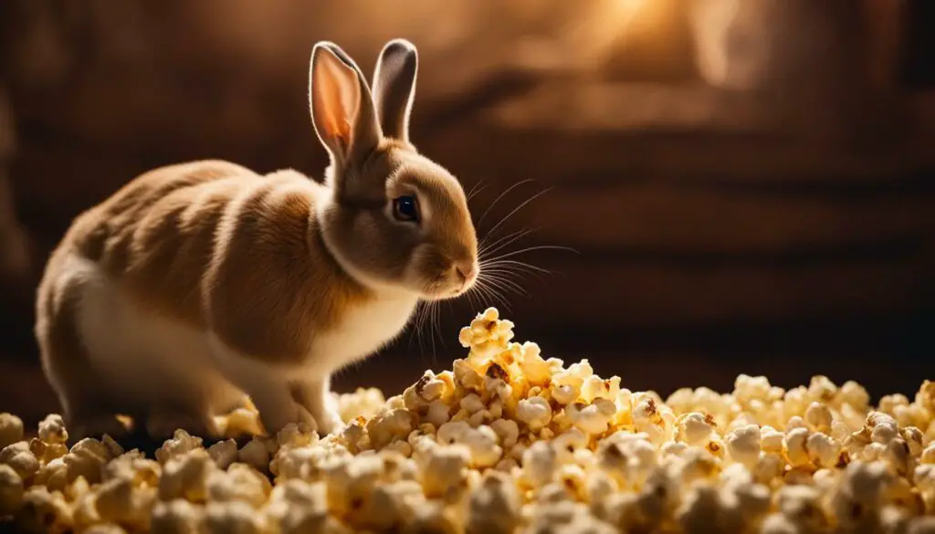 safe popcorn for rabbits