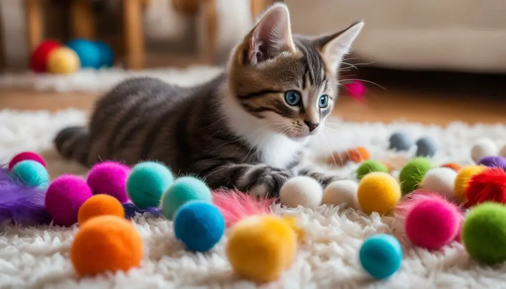 safe toys for playing with kittens