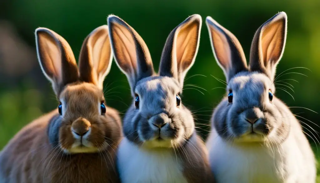 selective breeding in rabbits