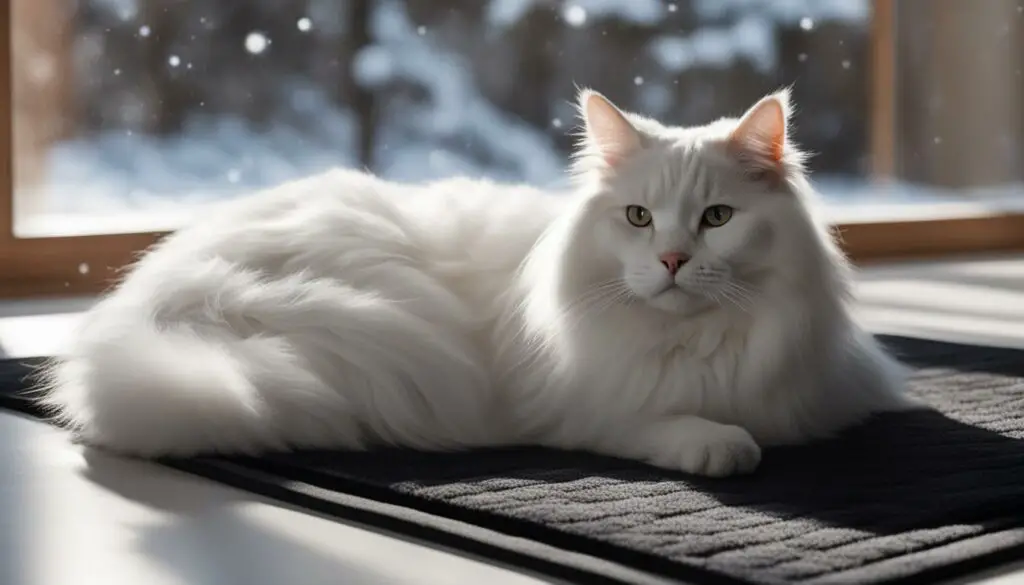 self-heating cat mat