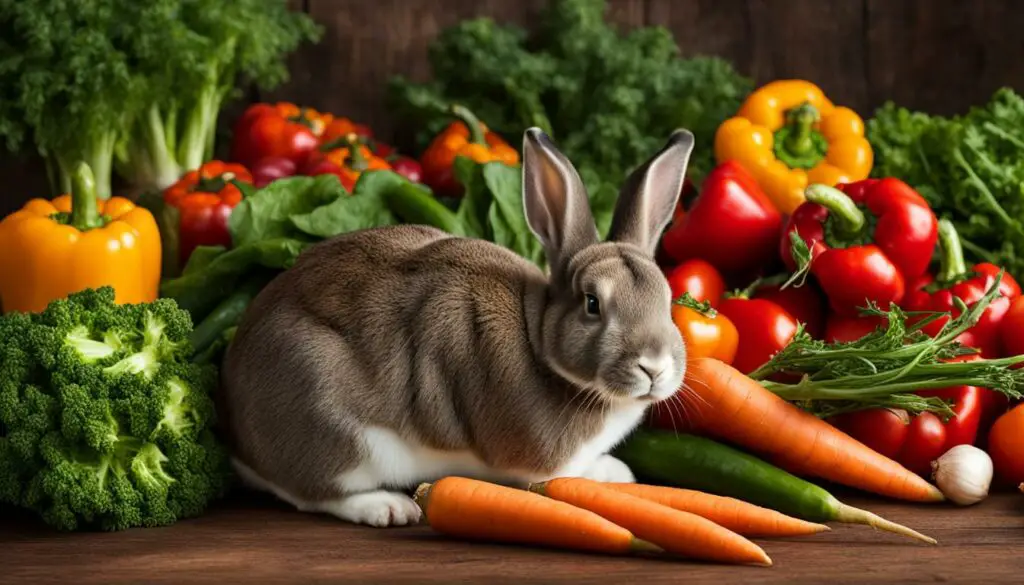 suitable vegetables for rabbits