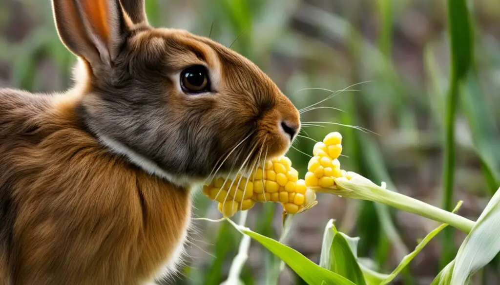 sweet corn for rabbits
