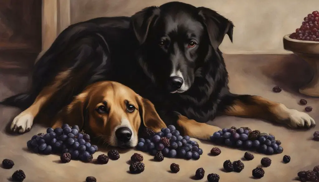 toxic dose of grapes and raisins for dogs