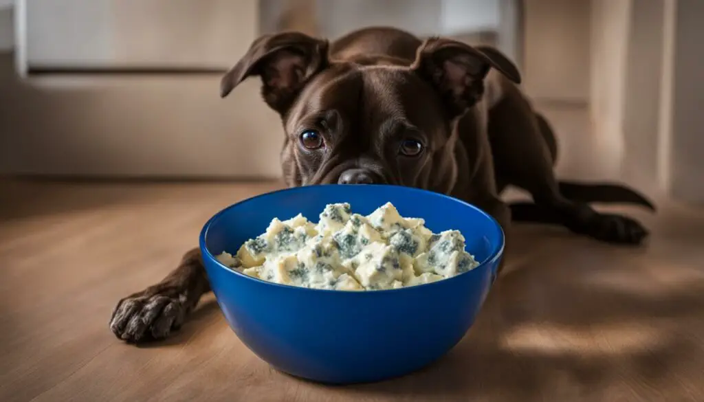 toxicity of blue cheese for dogs