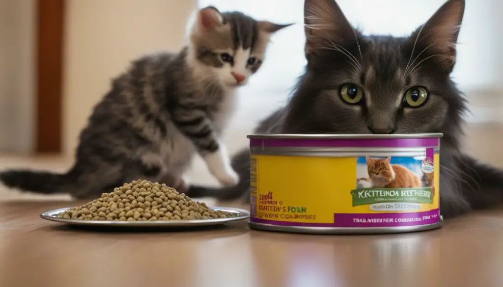 transition to adult cat food