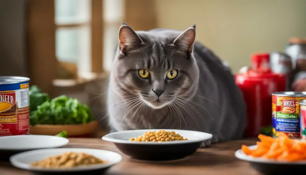 transitioning to a new cat food