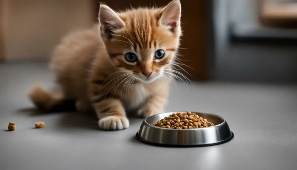 transitioning to adult cat food
