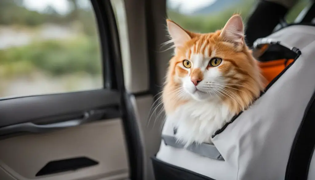 transport cat in car