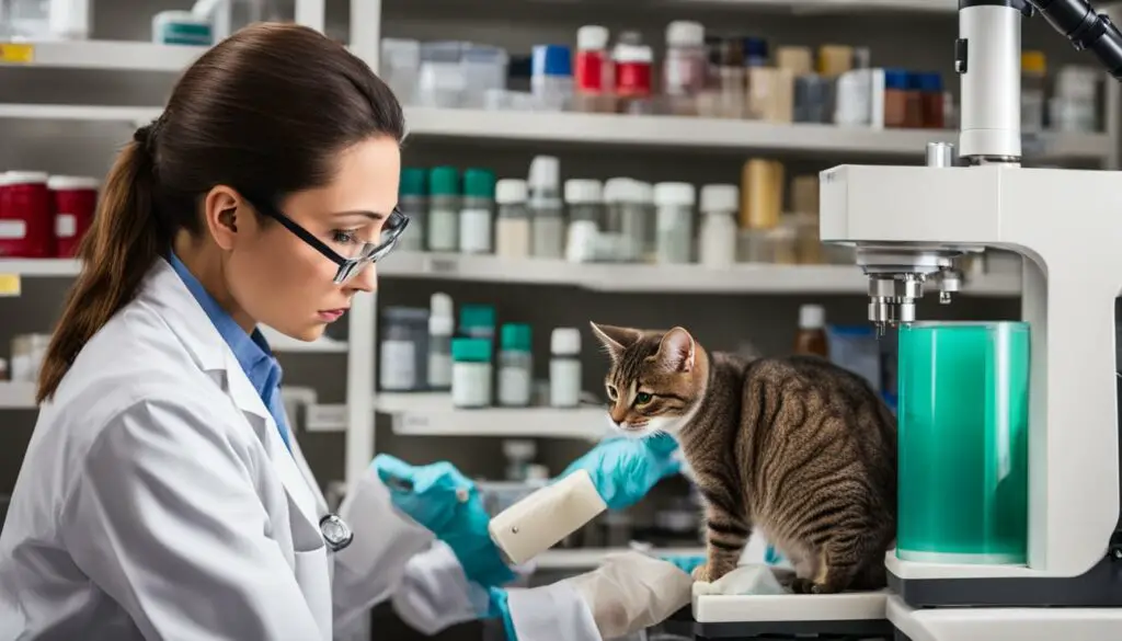 treating blood in cat's urine