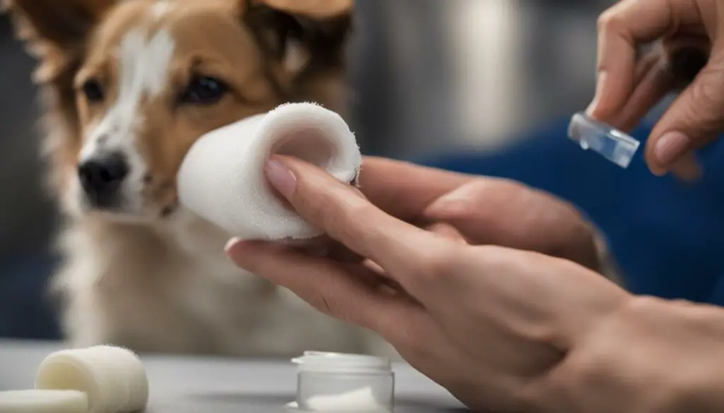 using human liquid bandage on a dog