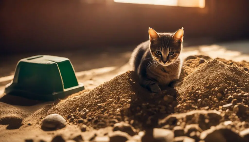 using sand as cat litter