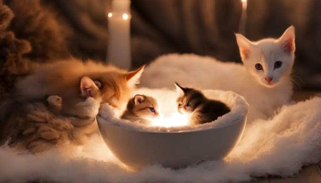 warm environment for kittens