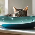 weighted water bowl for cats
