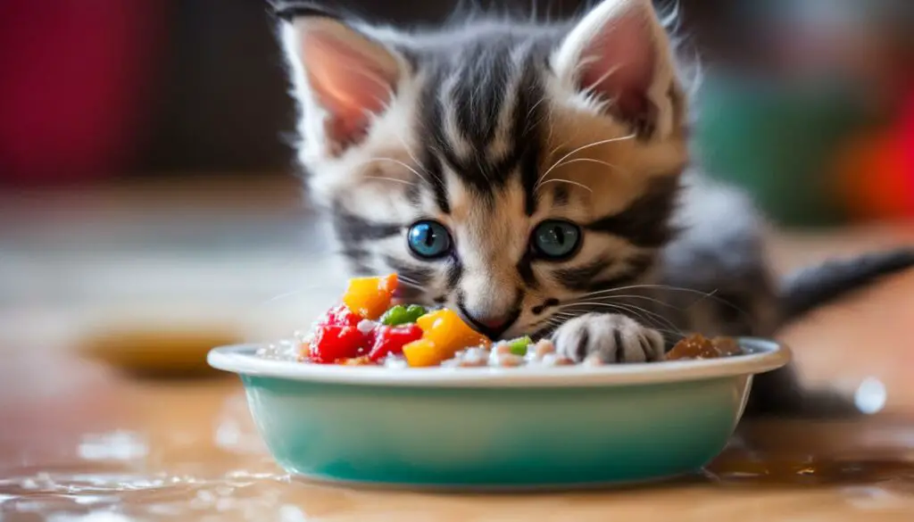 wet food diet for 4 week old kittens