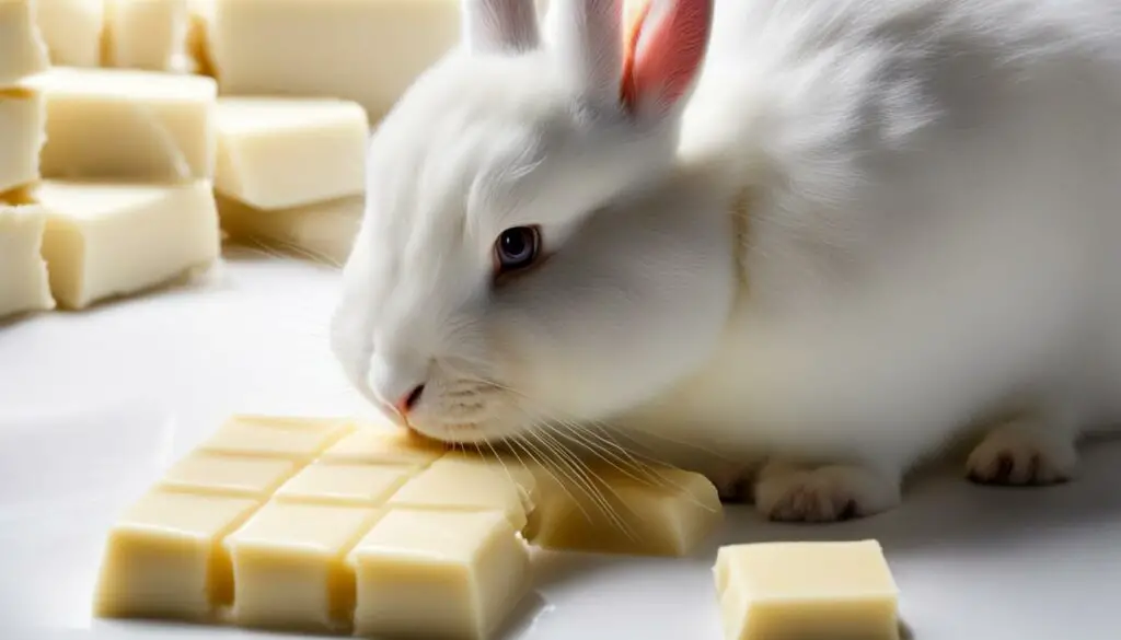 white chocolate and rabbit