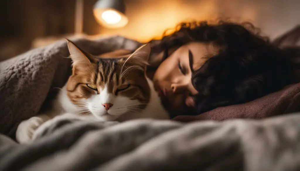 why cats sleep with you