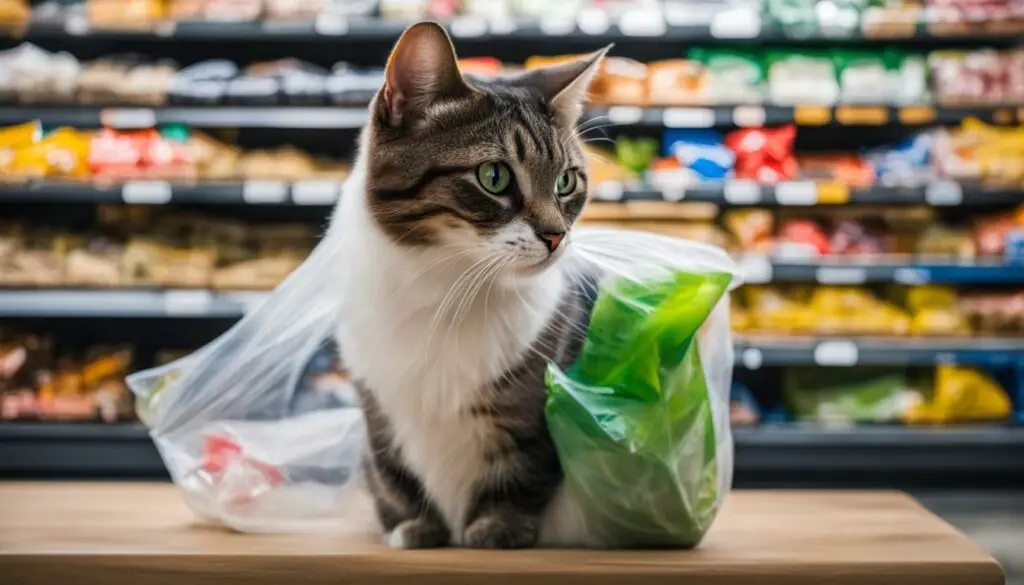 why do cats lick plastic bags