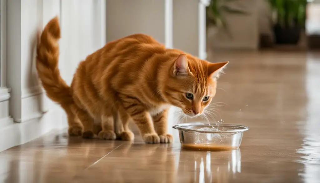 why do cats move their water bowl