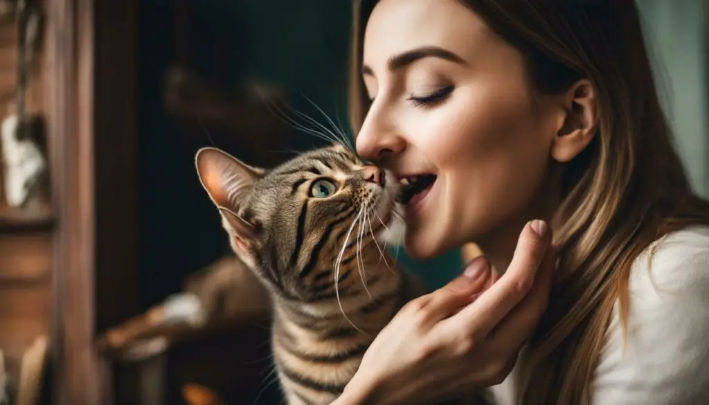 why does my cat lick me then bite me