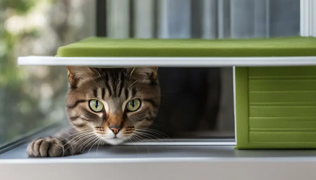 window screen cat door