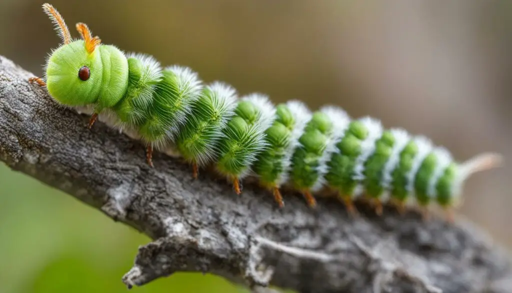 winter moth caterpillar